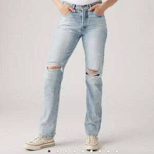 LEVI'S 501® Original Fit Distressed Women's Jeans Size 24